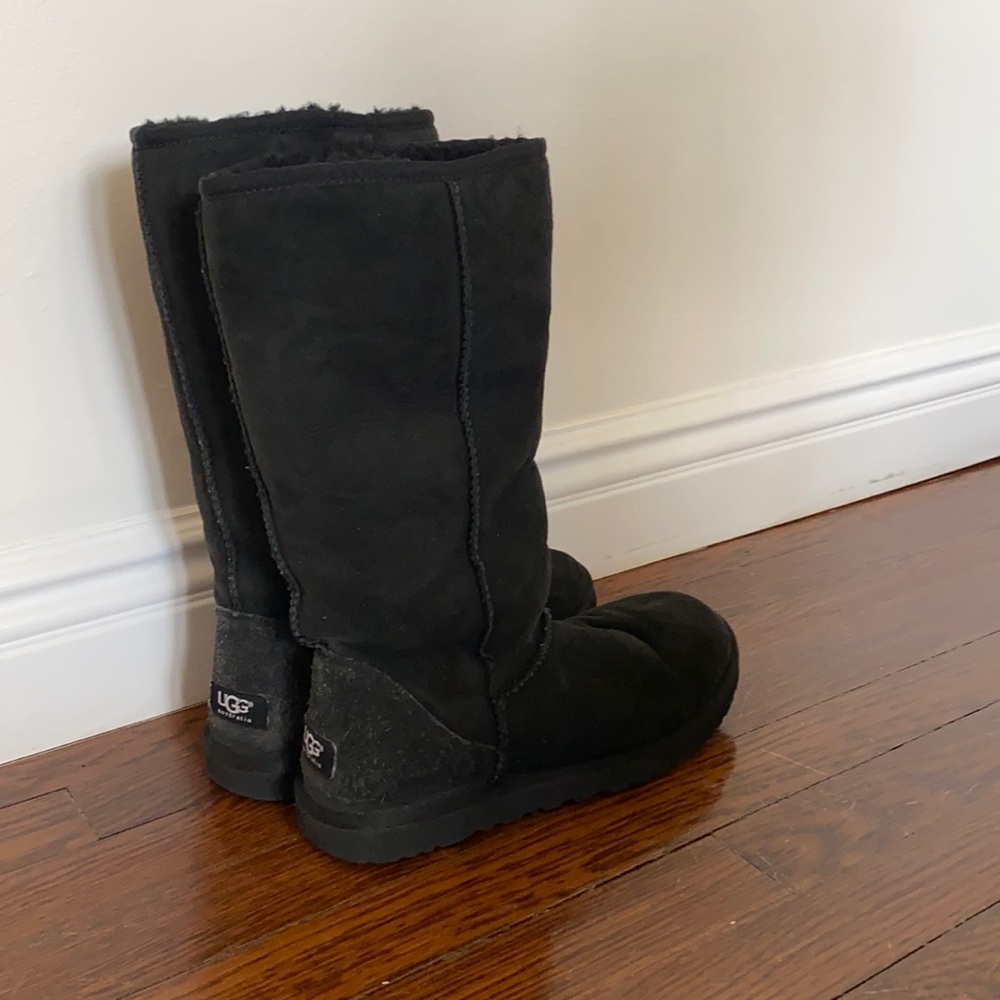 Ugg Size 9 tall black boots